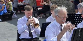 John as principal cornet and Paul on Repiano cornet