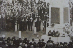 1930s Remembrance Service Cenotaph