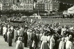 1960s Parade along Promenade with Welsh Guards