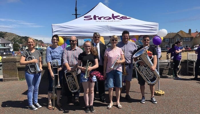 2019 Band Members at Stroke Association Fundraiser